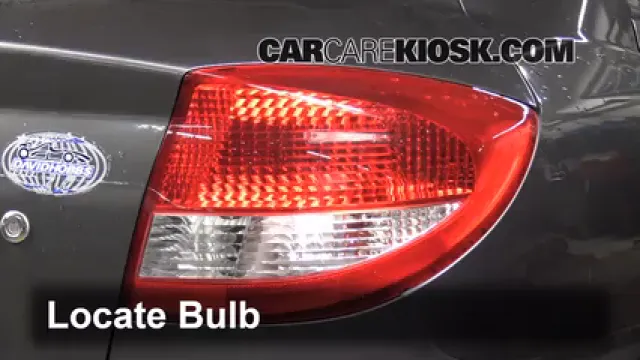 2004 Kia Rio 1.6L 4 Cyl. Lights Reverse Light (replace bulb)